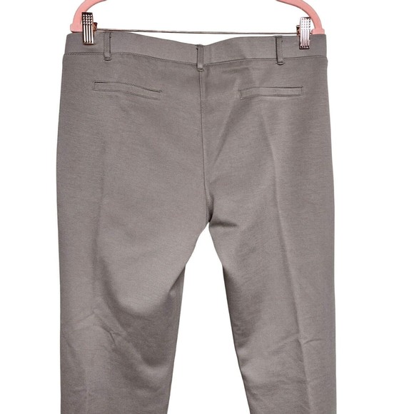 Betabrand Classic Dress Yoga Pant Straight Leg Khaki Twill Women’s XL Long - Picture 4 of 8